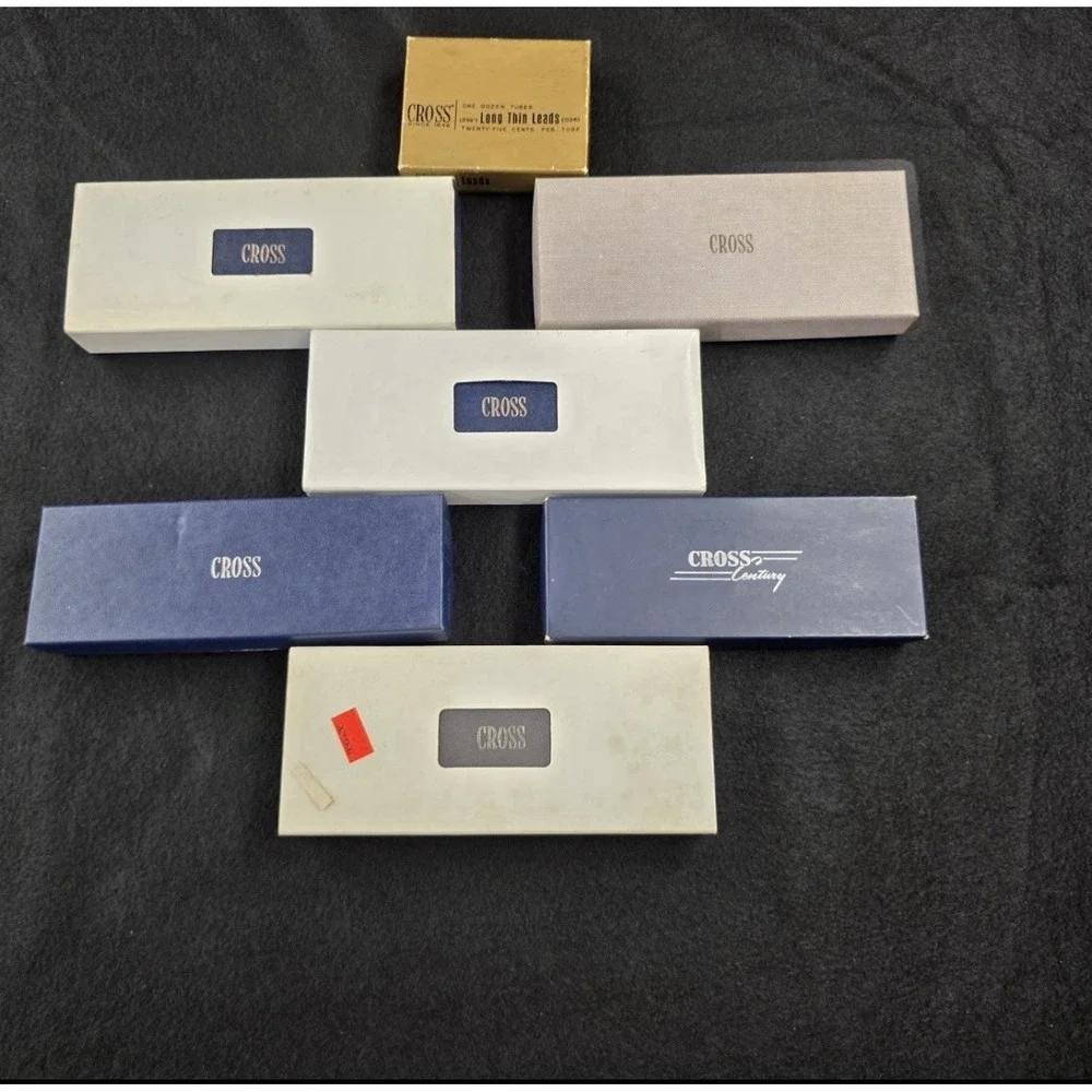 Vintage Cross Classic Century Pen Pencil Set Lot w/ Gift Boxes & Lead Refills